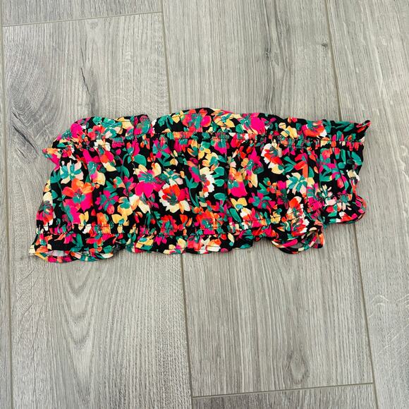 Resa Floral Lucy Set Tube Crop Top & Slit Midi Skirt Set Casablanca Size XS - Picture 3 of 10